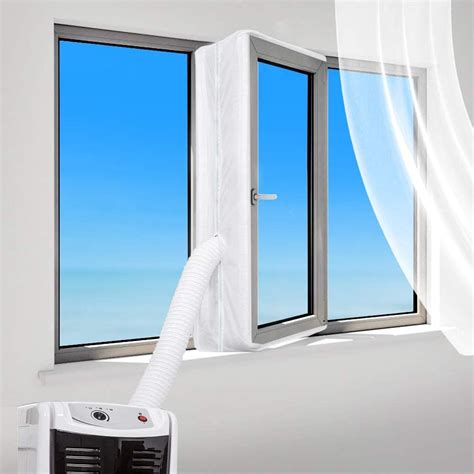 Window air conditioners are designed with a metal lip that presses against the sash from the inside to hold them in. 收藏到 Portable Air Conditioner Attachment