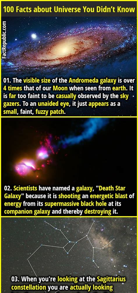 100 Interesting Facts About Universe Fact Republic Facts About