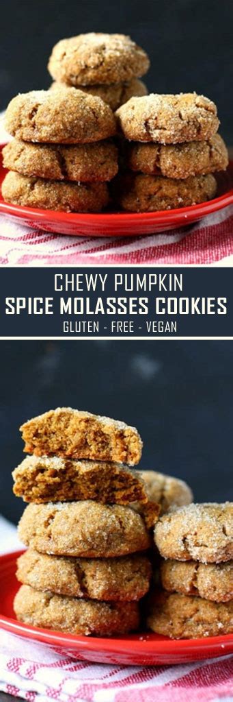 Chewy Pumpkin Spice Molasses Cookies Cooking Ideas 2