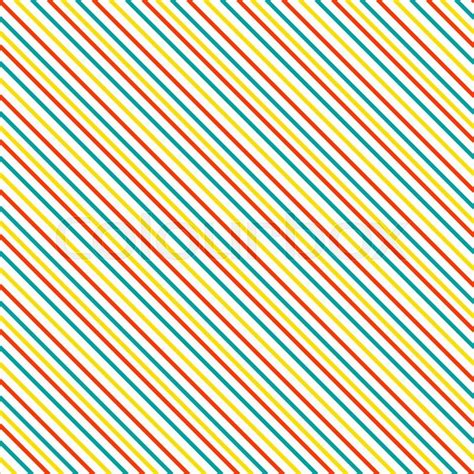 Diagonal Stripe Seamless Pattern Geometric Classic Red Blue And