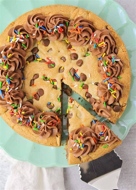 Best Chocolate Chip Cookie Cake Recipe Video Lil Luna