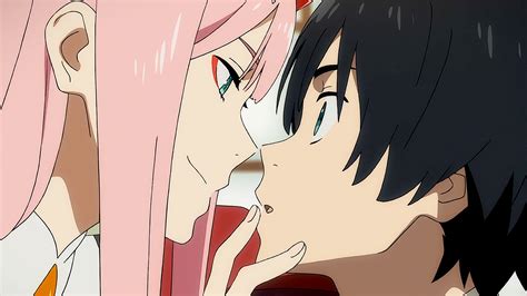 Darling In The Franxx Zero Two Hiro Zero Two Touch And Hiro Are Closer Hd Anime Wallpapers Hd