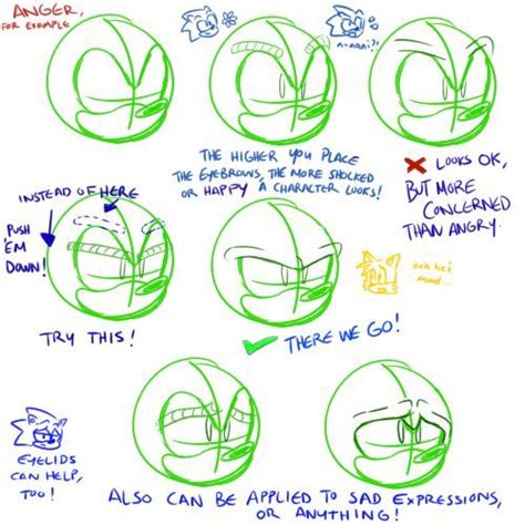 Sonic Tutorial Expressions 1 Sonic The Hedgehog Amino