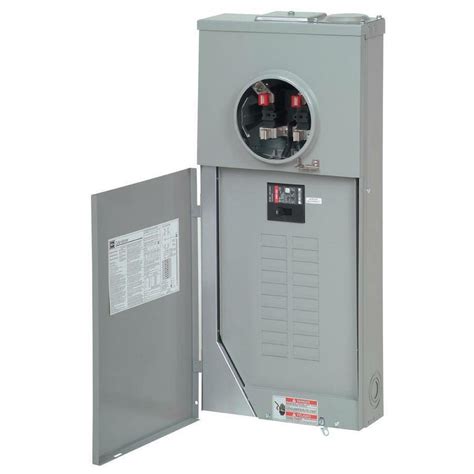 Eaton 200 Amp Outdoor Main Breaker Panel Electrical Meter