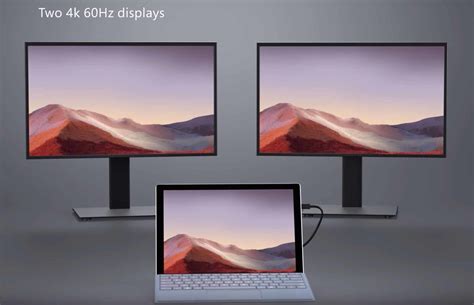 Can Surface Pro 7 Power Dual 4k External Displays Windows Central