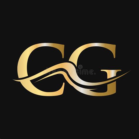 Letter Cg Logo Design Initial Cg Logotype Template For Business And