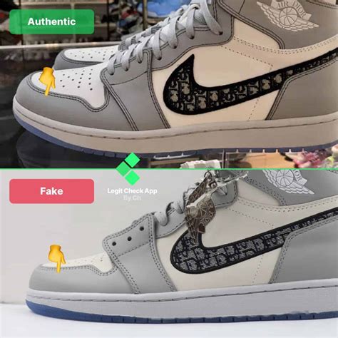 Real Vs Fake Nike X Dior Jordan Comparison Arnoticiastv