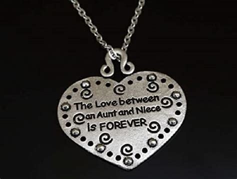 The Love Between An Aunt And Niece Is Forever Necklace