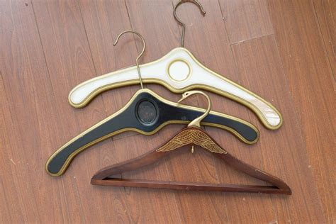 3 Wood Coat Hangers Vintage Clothing Hangers From Toronto Canada