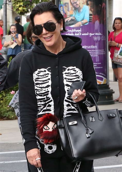 Kris Jenner Wearing A Skeleton Costume For Halloween 12 Gotceleb