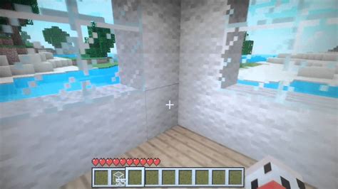 Minecraft House Made Out Of Wool Youtube