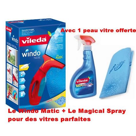 Vileda Windo Matic Magical Spray Peau Vitre Cdiscount Au