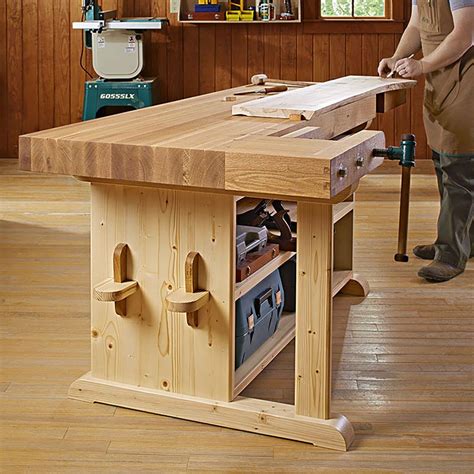 Make A Statement Workbench Woodworking Plan From Wood Magazine