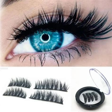 magnetic eyelashes 0 2mm thin 3d reusable false eyelashes synthetic hair magnetic eyelash
