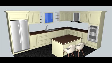 Here is the entire 3d library model sketchup kitchen download for free. kitchen design in sketchup #1 - YouTube