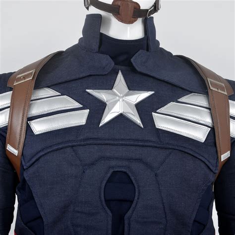 Steven Rogers Captain America 2 Shield Stealth Uniform Cosplay Costume Buy