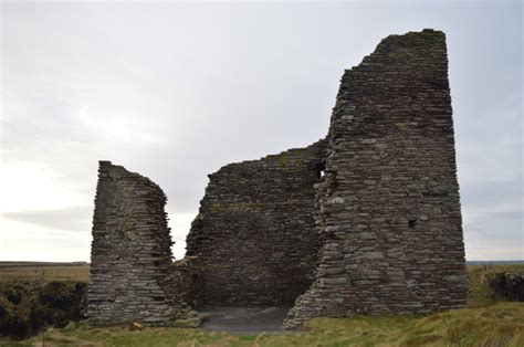 Exploring Old Wick Castle Caithness