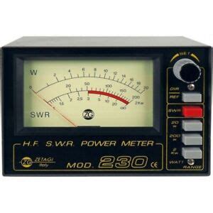 Zetagi Precision Kw SWR Watt Power Meter HF CB Ham EBay