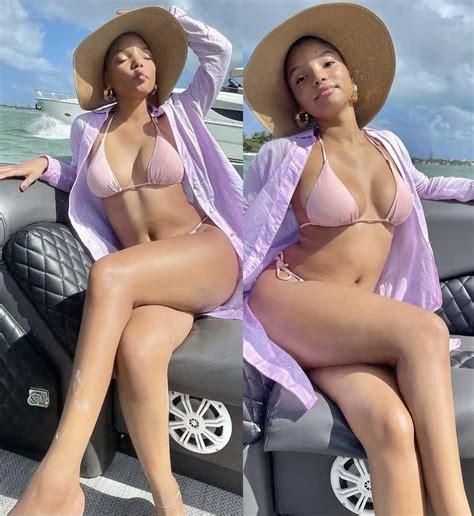 Sluts And Guts On Twitter Halle Bailey Woc Sexy Https T Co