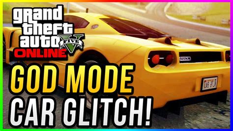 Gta 5 Online God Mode Car Glitch And Invincibility Glitch Patch 124