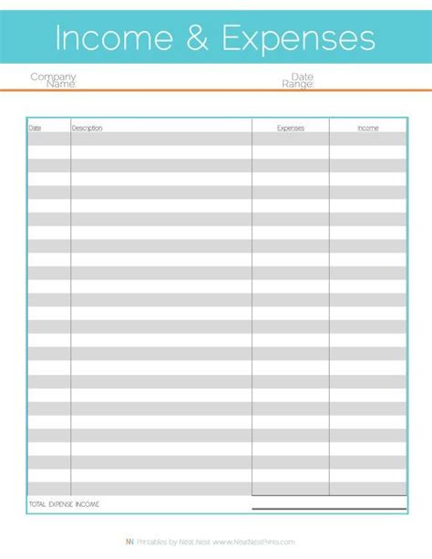 Rental property income and expenses » exceltemplate.net. Free+Printable+Income+Expense+Tracker | Budget spreadsheet, Budget spreadsheet template, Expense ...