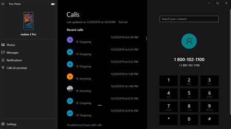 How To Place Calls From Windows 10 Using The Your Phone App Asik