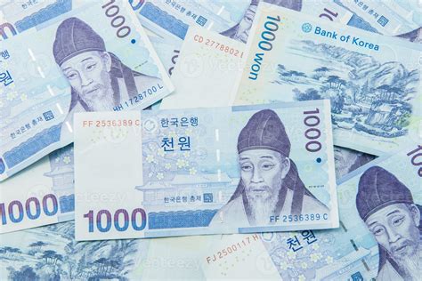 South Korean Won Currency Stock Photo At Vecteezy