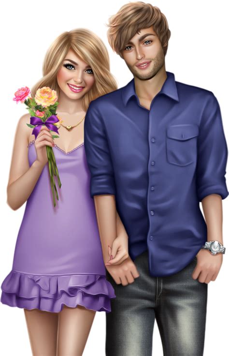 ♥ Couple Damoureux Png Tube Valentine Lovers Png ♥