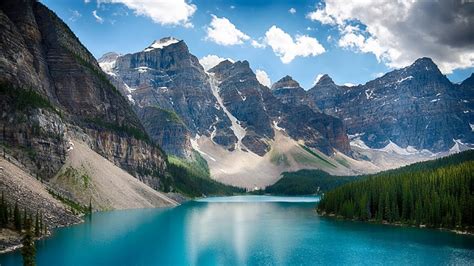 Lago Moraine Uno De Los Lugares Más Hermosos De Canadá