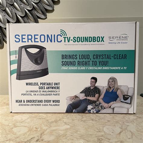 Serene Innovations Sereonic Tv Soundbox Wireless Tv Speaker Bt 200