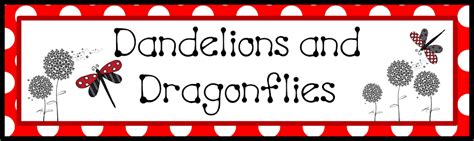 Dandelions And Dragonflies Classroom Reveal Kindergar