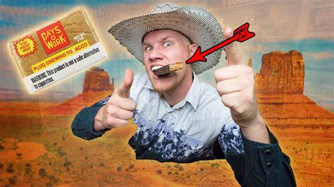 Trying Old Western Chewing Tobacco Youtube