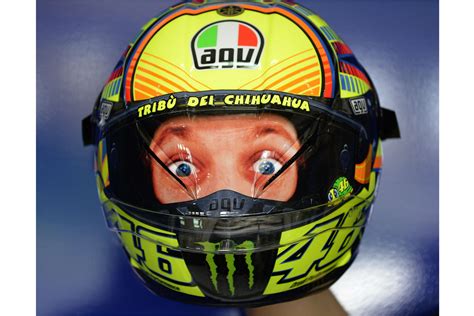 New Valentino Rossi Double Face Agv Corsa Helmet Visordown