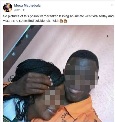 Sa Female Prison Warder Commits Suicide After Relationship With Inmate
