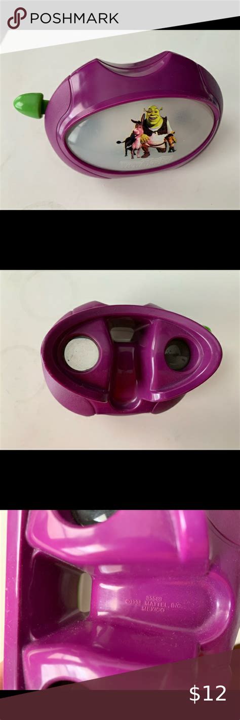 Shrek View Master Viewer View Finder Purple Color Donkey 1998 Fisher