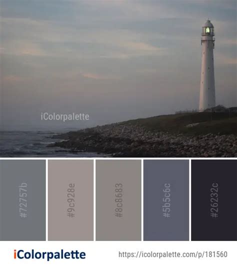 Color Palette Ideas From Sea Lighthouse Tower Image Icolorpalette