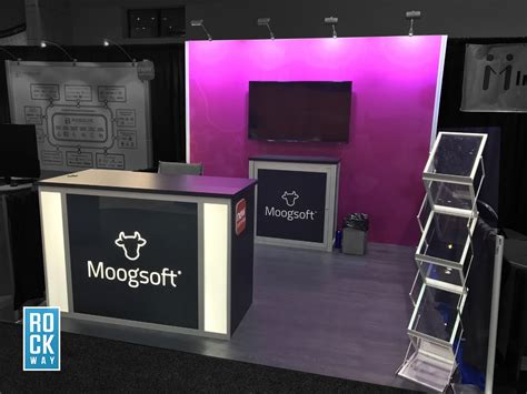 Moogsoft 10x10 Custom Trade Show Booth Rockway Exhibits Events