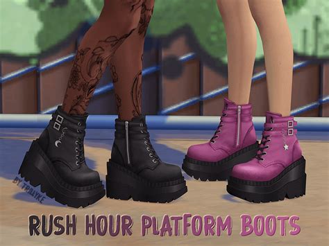 The Sims 4 Rush Hour Platform Boots The Sims Book