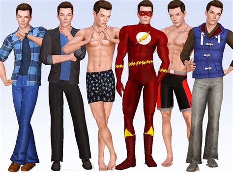 Sims And Just Stuff Grant Gustin For Sims 3 By Squarepeg56