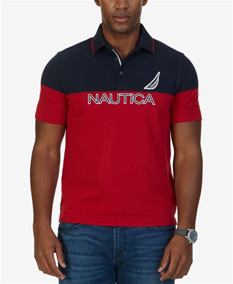 4.6 out of 5 stars. Nautica Men's Big & Tall Classic-Fit Colorblocked Logo ...