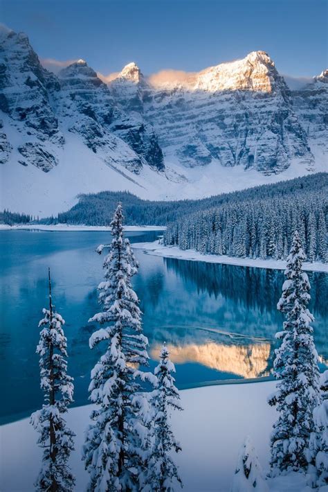 Landscape Photography Canada In 2020 Moraine Lake Winter Scenery