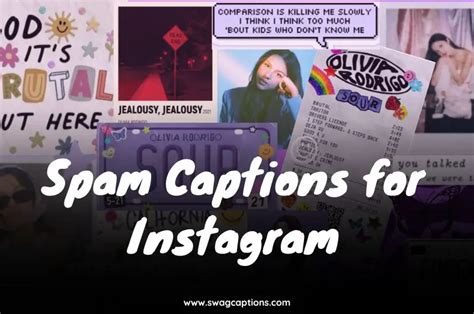 Captions For Instagram Spam Swag Captions