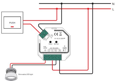 Two way switching schematic wiring diagram (3 wire control). SM309 Zigbee Dimmer Switch - SAMOTECH