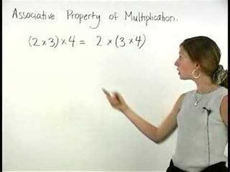 Suppose that, if the numbers a , b , and c were added, and the result is equal to some number m , then if we add a and b first, and then c , or add b and c first, and then a , the result is still equal to m, i.e. Associative Property of Multiplication - MathHelp.com ...