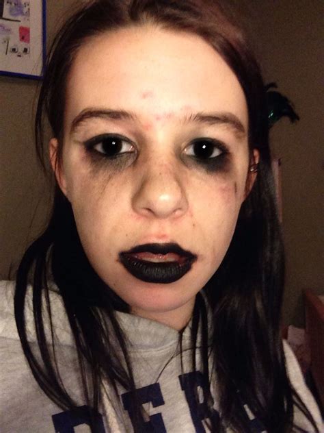 Non Edited Version Of The Crying Girl Crying Girl Halloween Face