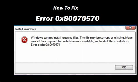What Is Error 0x80070570 And How To Fix It Techowns