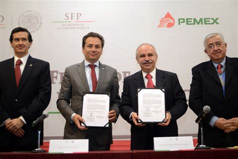 Sfp Y Pemex Firman Convenio De Colaboración Secretaría De La Función