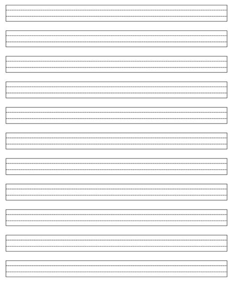 4 Line Handwriting Paper Printable Get What You Need For Free