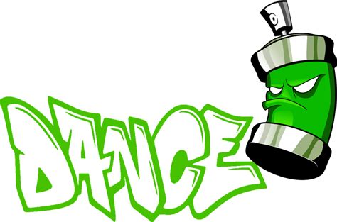 Mq Dance Words Graffiti Paint Bart Con Spray Graffiti Clipart