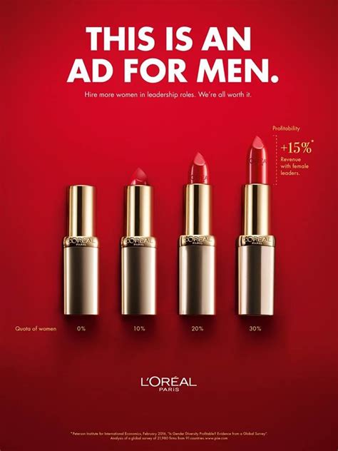 Bold Statement Making Beauty Ads Loréal Ad